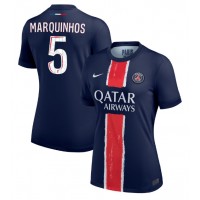 Maglia Calcio Paris Saint-Germain Marquinhos #5 Prima Divisa Donna 2024-25 Manica Corta